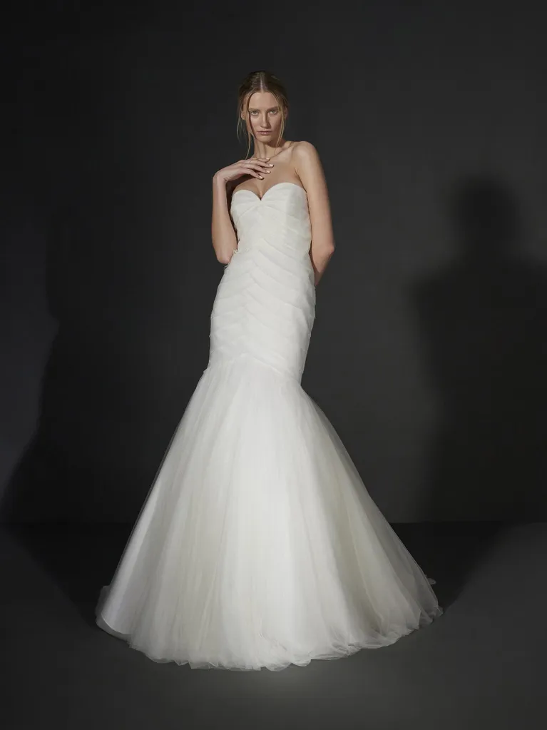 Abito da sposa Vera Wang sirena in tulle - loise