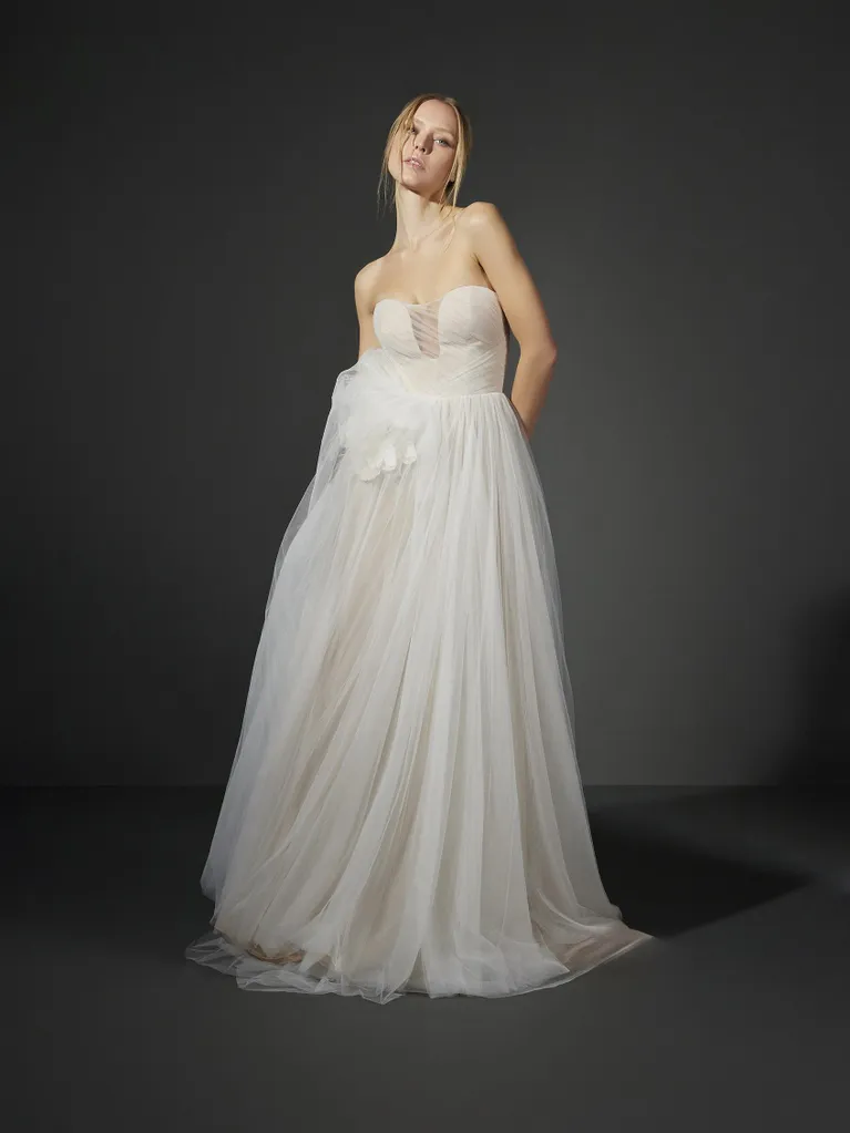 Abito da sposa di taglio A in tulle Vera Wang brice