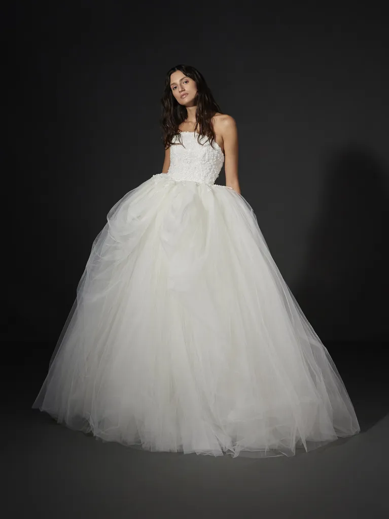 Abito da sposa principessa décolleté a cuore in tulle Vera Wang cyren